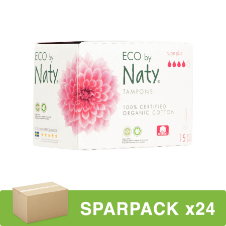 Eco by Naty - Tampons Regular - 18 Stück - 24er Pack