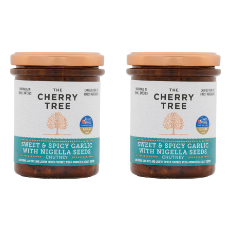 The Cherry Tree - Sweet & Spicy Garlic with Nigella Seeds - 210 g - 2er Pack