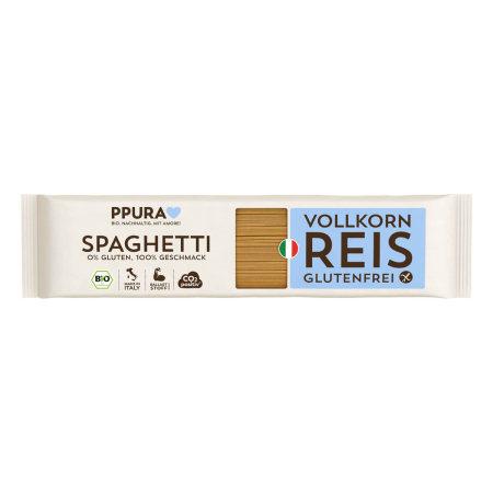 PPURA - Spaghetti aus Vollkornreis glutenfrei bio - 400 g