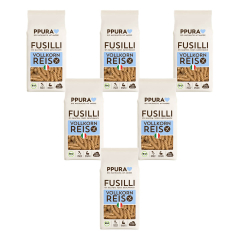 PPURA - Fusilli aus Vollkornreis glutenfrei bio - 400 g -...