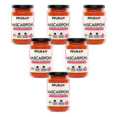 PPURA - Sugo Tomatensauce Mascarpone bio - 340 g - 6er Pack