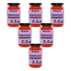 PPURA - Sugo Tomatensauce Parmigiana bio - 340 g - 6er Pack