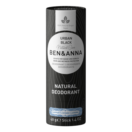 Ben&Anna - Deodorant Papertube Urban Black - 40 g
