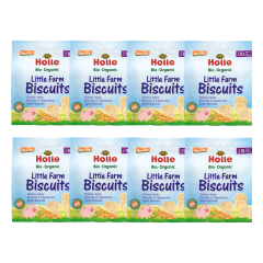 Holle - Little Farm Biscuits - 100 g - 8er Pack