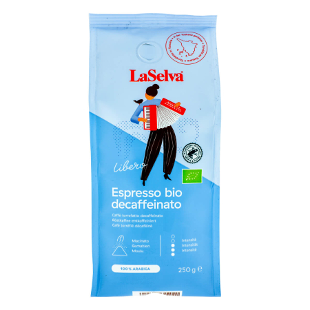LaSelva - Espresso Libero gemahlen entkoffeiniert - 250 g