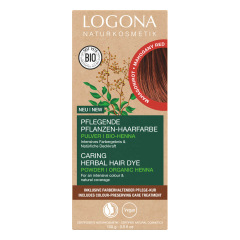 Logona - Pflanzen Haarfarbe Pulver Mahagonirot - 100 g