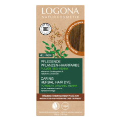 Logona - Pflanzen Haarfarbe Pulver Bernsteinbraun - 100 g