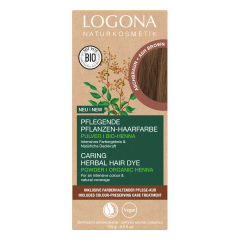 Logona - Pflanzen Haarfarbe Pulver Aschbraun - 100 g