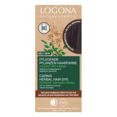Logona - Pflanzen Haarfarbe Pulver Kaffeebraun - 100 g