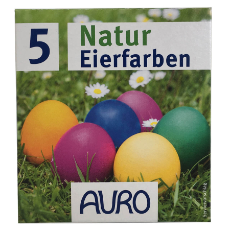 AURO Ostereierfarben aus Naturfarben - 5 Farbtöne