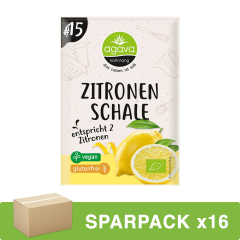 Agava - Zitronenschale gerieben - 10 g - 16er Pack
