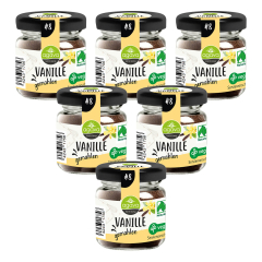 Agava - Vanille gemahlen - 15 g - 6er Pack
